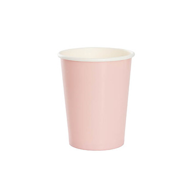 Party Tableware - Paper Cup Pack 20 Pastel Pink (260mL)