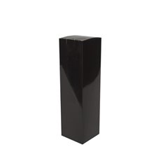 Wine Box Flat Pack Gloss Paper Black (9x9x32.5cmH)