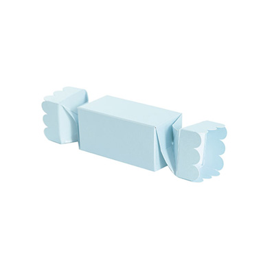 Wedding & Party Favour Boxes - Chocolate Lolly BonBon Box Baby Blue Pack 20 (40x40x80mmH)