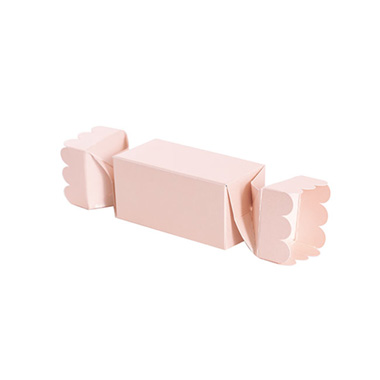 Wedding & Party Favour Boxes - Chocolate Lolly BonBon Box Baby Pink Pack 20 (40x40x80mmH)