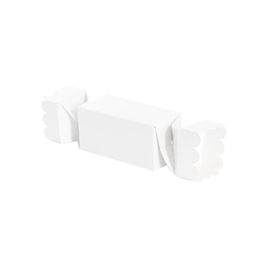 Wedding & Party Favour Boxes - Chocolate Lolly BonBon Box White Pack 20 (40x40x80mmH)