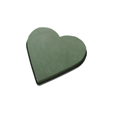 Floral Foam Heart - Strass Solid Heart Large Plastic Base (27cm)
