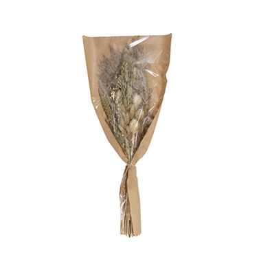 Preserved Dried Mixed Flower Arrangement Beige (55cmH)