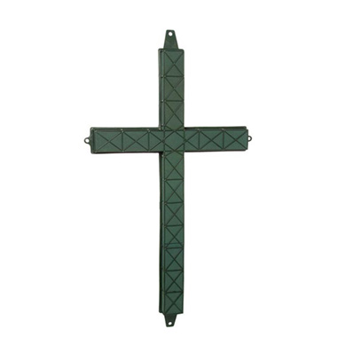Floral Foam Cross - Strass Cross with Net and base Large (76cm)