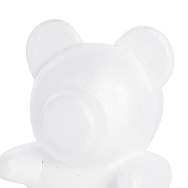 Polystyrene White Bear (17x24cmH)