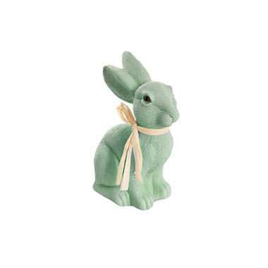 Easter Decoration & Decor - Sitting Rabbit Washed Green (20cmH)