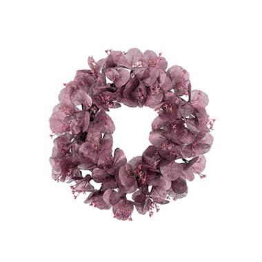 Artificial Wreaths - Lunari Leaf Rattan Wreath Dusty Pink (45cmD)