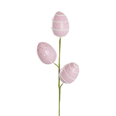 Easter Decoration & Decor - Decorative Easter Egg Spray Pink (30cmH)