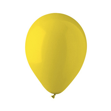 Latex Balloons - Latex Balloon Helium Grade Pack 18 Fashion Yellow (30cm)