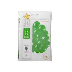 Latex Balloon Helium Grade Pack 18 Fashion Green (30cm)