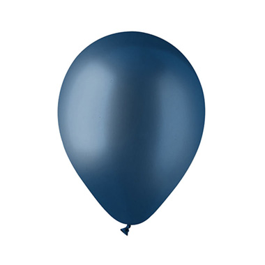 Latex Balloons - Latex Balloon Helium Grade Pack 18 Fashion Navy (30cm)