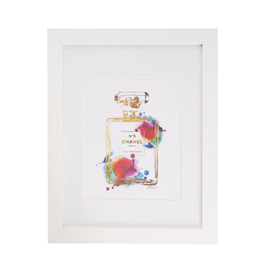 Photo Frames - Framed Picture Golden Splash Perfume No.5 (40.6cmx50.8cmH)