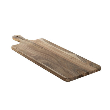 Serving Board - Acacia Wood Paddle Chopping Board Brown (58x20x1.5cm)