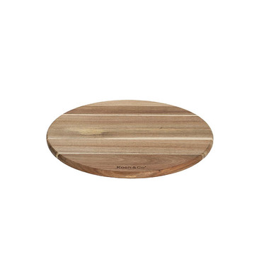 Serving Board - Acacia Wood Round Serving Board Brown (35cmDx1.5cmH)