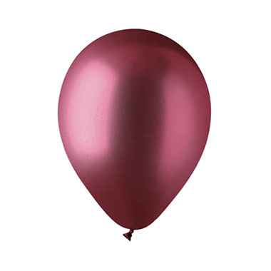 Latex Balloons - Latex Balloon Helium Grade Pack 18 Burgundy (30cm)
