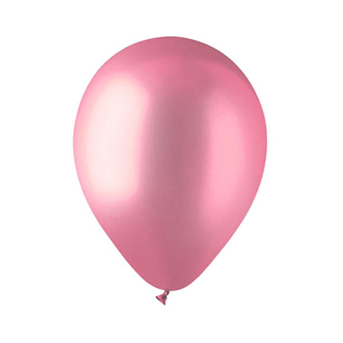Latex Balloons - Latex Balloon Helium Grade Pack 18 Pearl Pink (30cm)