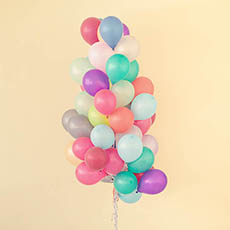 Latex Balloon Helium Grade Pack 18 Pearl Pink (30cm)