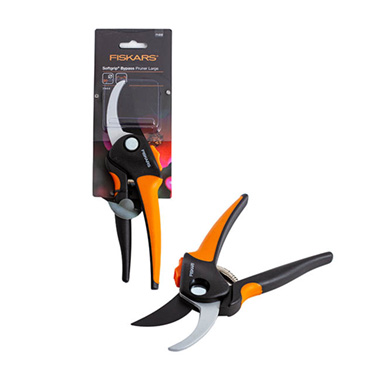 Fiskars Scissors & Cutting Tools - Softgrip Florist & Garden Bypass Pruner Fiskars (24cm)
