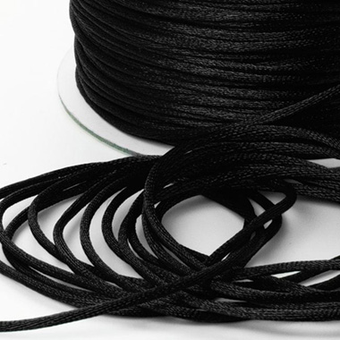 Satin Cord - Satin Cord Black (2mmx100m)