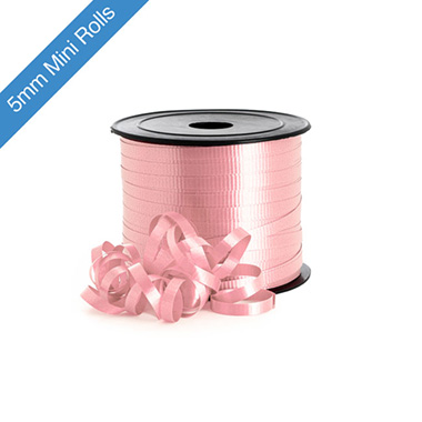 Curling Ribbons - Ribbon Curling 5mm Mini Roll Light Pink (5mmx85m)