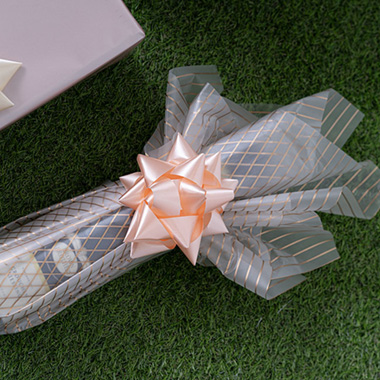Tear Ribbon Florists Hampers Gifts Soft Blush (30mmx91m)