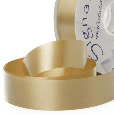 Poly Tear Ribbon - Tear Ribbon Florists Hampers Gifts Champagne (30mmx91m)