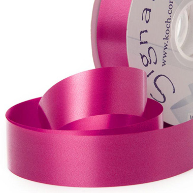 Poly Tear Ribbon - Tear Ribbon Florists Hampers Gifts Hot Pink (30mmx91m)