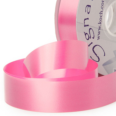 Poly Tear Ribbon - Tear Ribbon Florists Hampers Gifts Pink (30mmx91m)