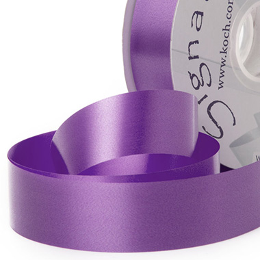 Poly Tear Ribbon - Tear RIbbon Florists Hampers Gifts Purple (30mmx91m)
