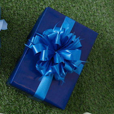 Tear Ribbon Florists Hampers Gifts Royal Blue (30mmx91m)