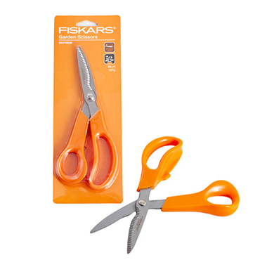 Fiskars Scissors & Cutting Tools - Florist & Garden Serrated Premium Fiskars Scissor 18cm