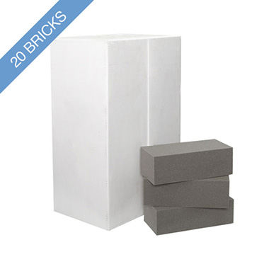  - Dry Floral Foam Bricks Promo CTN 20 (22x10x7cmH)