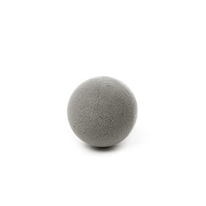 Dry Floral Foam - Dry Floral Foam Ball Strass Sphere Grey (12cmD)