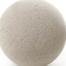 Dry Floral Foam Ball Strass Sphere Grey (9cmD)