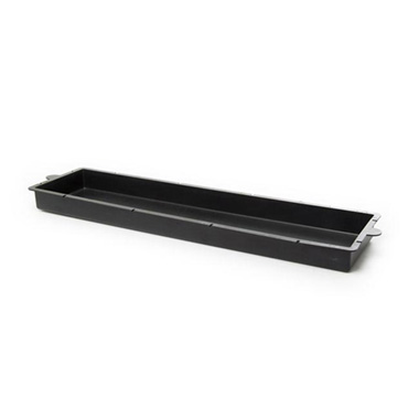 Floral Foam Trays - Tray Black Double Only - No Guard Black(48cmx13cmx3.4cmH)