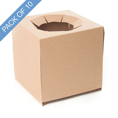 Posy Flower Box Insert - Cardboard Insert For Tall Flat Pack Box Pack 10