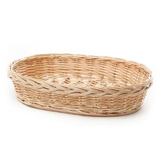 Hamper Tray & Gift Basket - Willow Bread Basket Tray Oval Natural (41x30x8cmH)
