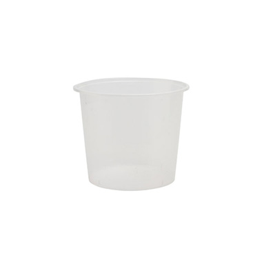 General Flower Bowls & Guards - Plastic Container Round 1750ml Single Clear (17.5Dx11.5cmH)