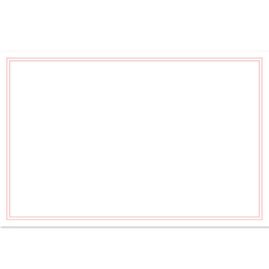 Florist Enclosure Cards - Cards Blank Silhouette Pink (10x6.5cmH) Pack 50