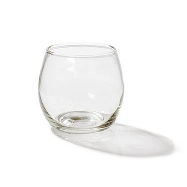 Glass Tealight Candle Holder Mini Sphere Clear (5.4x6.2cmH)