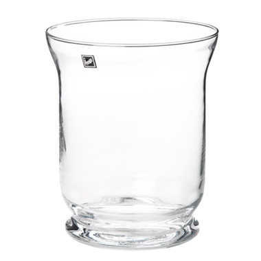  - Glass Hurricane Vase Classic 19x23cmH Clear