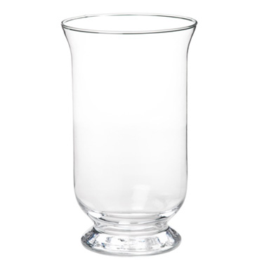 Hurricane Glass Vases - Glass Hurricane Vase Classic Clear (18x30cmH)