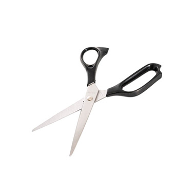  - Scissors Florist and Ribbon Black (22cm - 8.5)