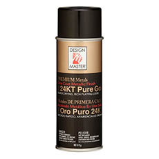 Metallic Spray Paint - Design Master Spray Premium Metals 24kt Pure Gold (312g)