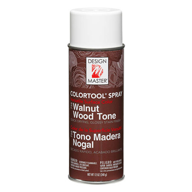 Wood Effect Spray Paint - Design Master Spray Paint Walnut Wood Tone (340g)