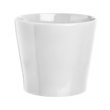 Large Flower Pots & Planters - Ceramic Bravo Pot X-Large Gloss White (28Dx24cmH)