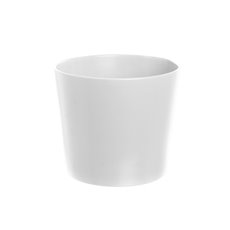Large Flower Pots & Planters - Ceramic Bravo Pot Medium Matte White (18Dx15cmH)