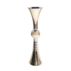 Decorative Glass Vases - Glass Trumpet Vase Tall Champagne (36x29x76cmH)