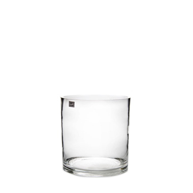 Glass Cylinder Vases - Glass Cylinder Vase Clear (15Dx15cmH)