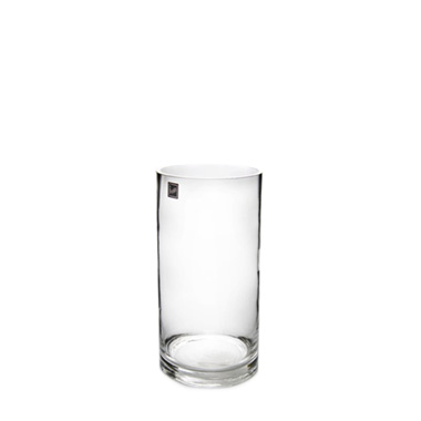 Glass Cylinder Vase Clear (9Dx16cmH)